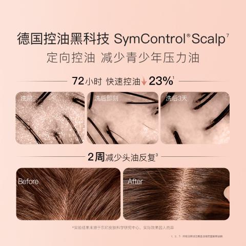 贝德美 青少年洗发水青春期控油去屑洗发露蓬松清爽留香成人学生洗发水 图片 2