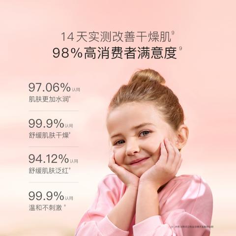 贝德美 蓝甘菊儿童身体乳舒缓干燥滋润婴儿宝宝保湿乳250g全身可用 图片 5