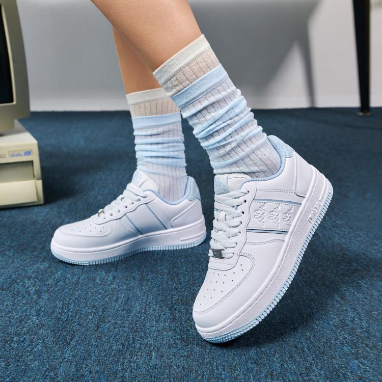 Kappa 情侣厚底小白鞋爆款春秋百搭板鞋男女低帮休闲运动鞋