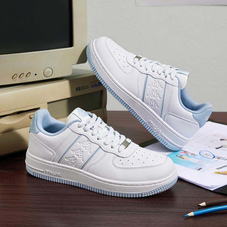 Kappa 情侣厚底小白鞋2025新款爆款秋冬百搭板鞋男女低帮休闲运动鞋