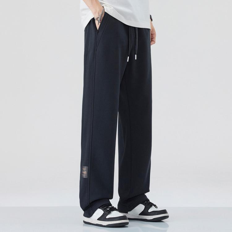 JEEP 【垂感直筒裤】休闲裤男士裤子男春季宽松卫裤运动裤垂感阔腿男裤