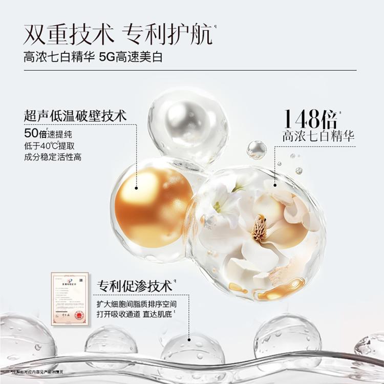 佰草集 新七白肌能焕白修护水乳霜护肤套装爽肤水乳液面霜美白3件套