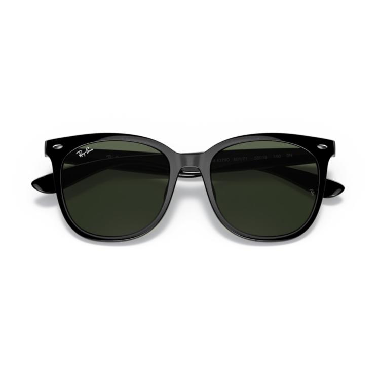 Rayban 雷朋墨镜中性款时尚全框方形太阳镜0rb4379d In Green