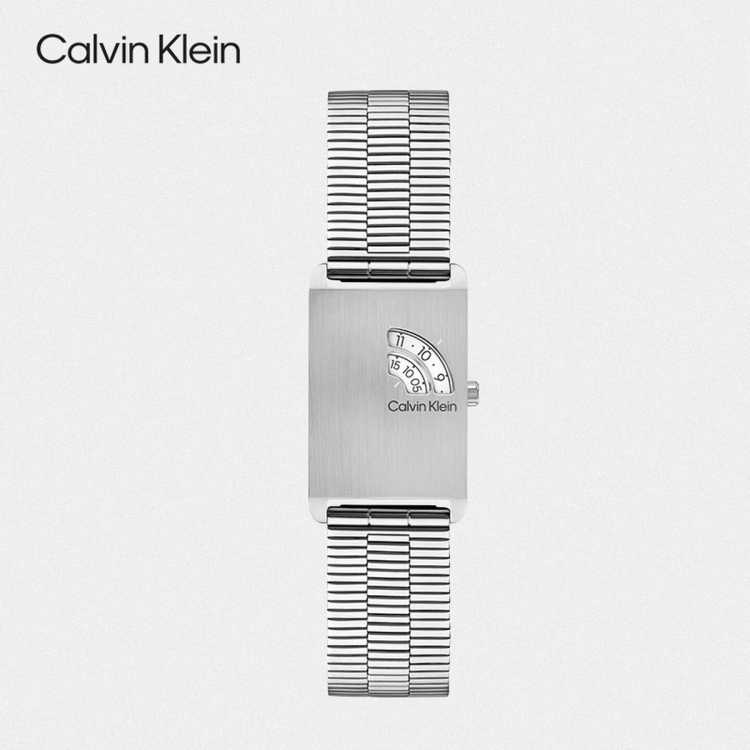 Calvin Klein [明星同款]ck手表女时尚方形石英表小方糖女表送女友情侣礼物