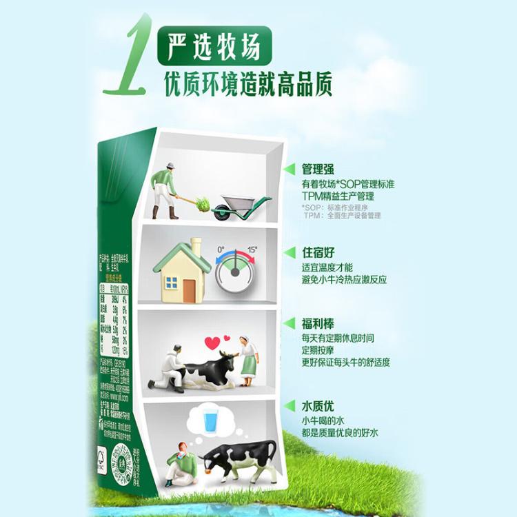 伊利yili 金典纯牛奶200ml*24盒 中秋礼 8-9月产 图 5
