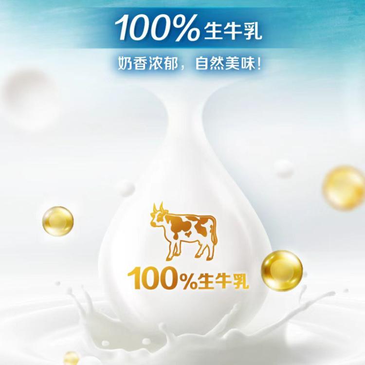 伊利yili 伊利纯牛奶200ml*24盒 甄选奶源 中秋礼 7-8月产