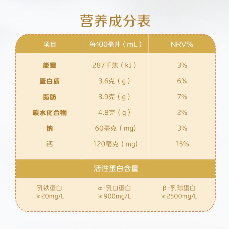 悦鲜活 悦鲜活鲜牛奶A2-酪蛋白 巴氏杀菌 A2型260mlx8瓶