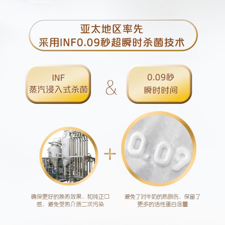 悦鲜活 悦鲜活鲜牛奶A2-酪蛋白 巴氏杀菌 A2型260mlx8瓶