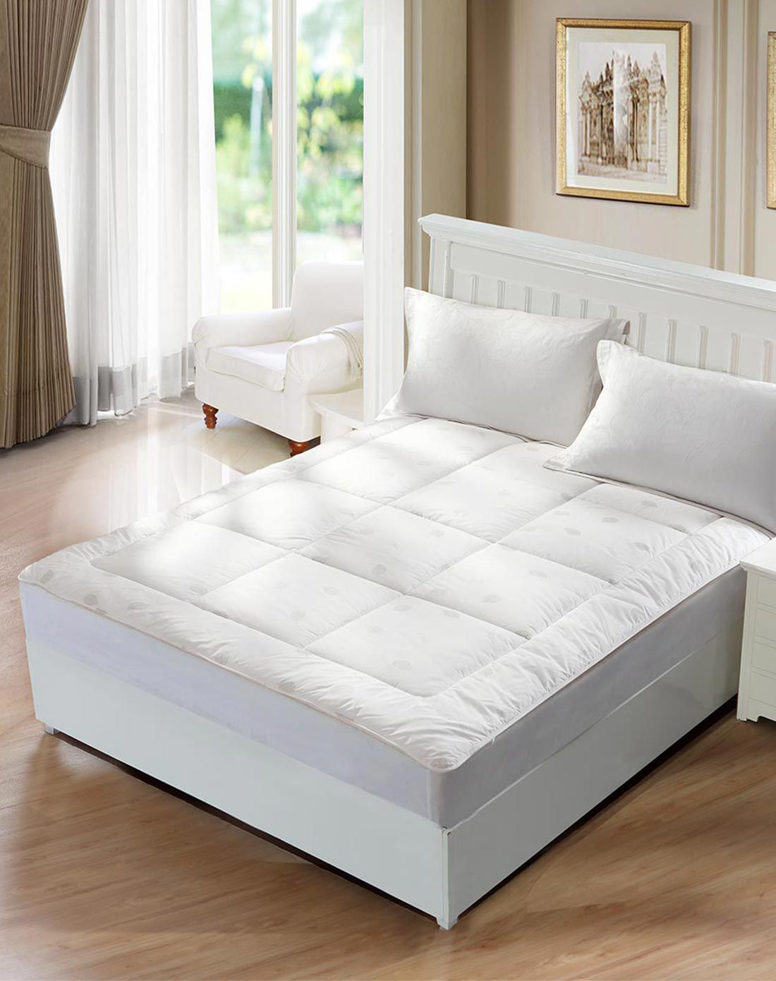 120*195cm至臻天丝床垫(白色)