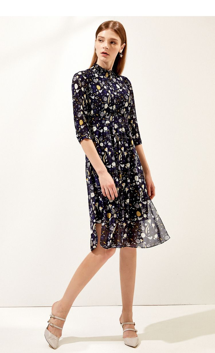 珂莱蒂尔连衣裙半袖女