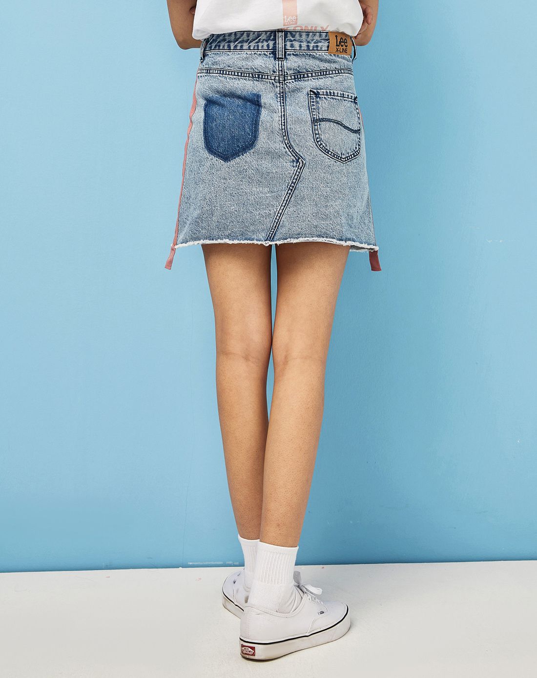 lee女装 2018春夏新品xline半裙