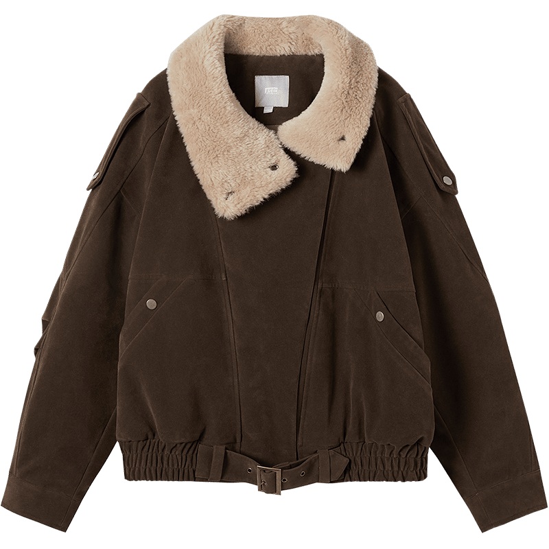 �԰� 2025��װ����ë�޷����޷�Ůʽ���׼��ޱ�ů���ж̿�п����� 359Ԫ