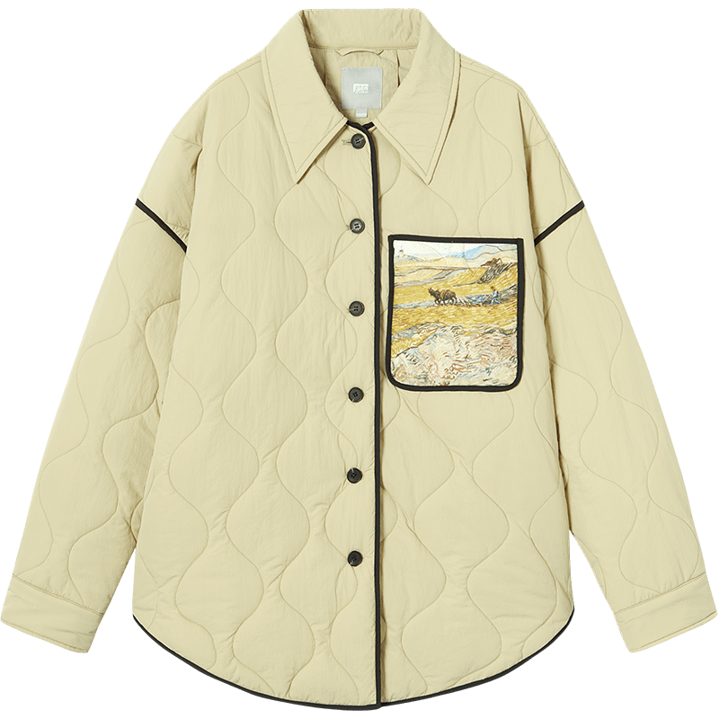 �԰� ����ɭ�ء����������2025��װײɫ����ӡ��Ůʽ�����ᱡ�޷� 192Ԫ