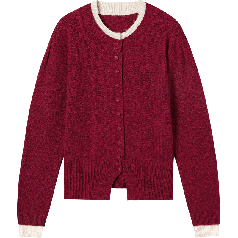 �԰� 2025��װ������ײɫƴ�ӿ���ë������ë����Բ��Ůʽ��֯���� 109Ԫ