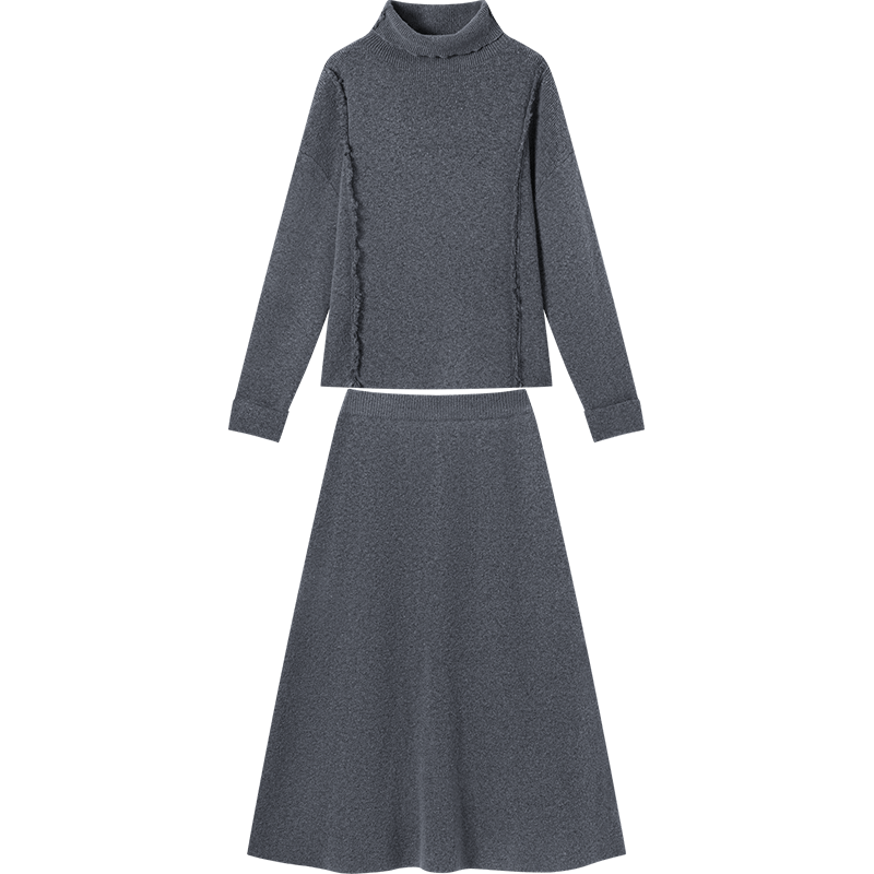 �԰� 2025��װ�ɳڸ����Ůʽ��֯��װ��ë����ë�°���ȹ������