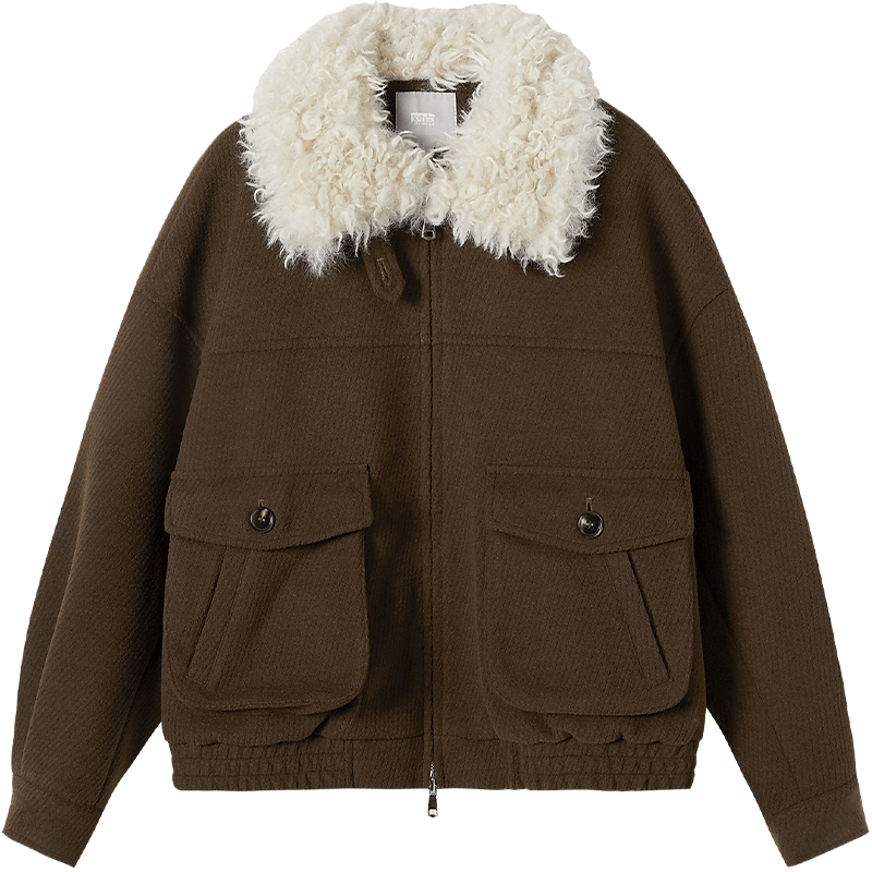 �԰� 2025��װ������ë��Ůʽ�����׷�Ƥ��ë�������п����� 246Ԫ