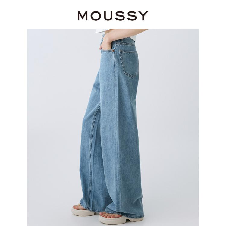 MOUSSY MOUSSY 秋季新品休闲丹宁风牛仔裤010HSA11-2311 6921173867459658840