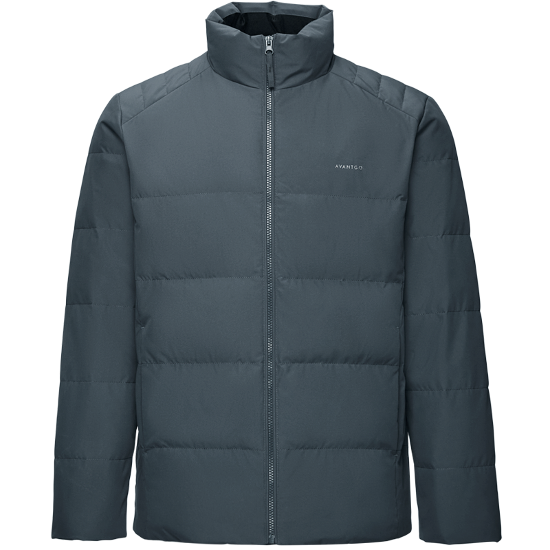 海澜之家 无帽立领保暖男士羽绒服 石墨烯蓄热里布 拒水 冬季轻商务 291元（超V会员价，首单礼金，价格更低）