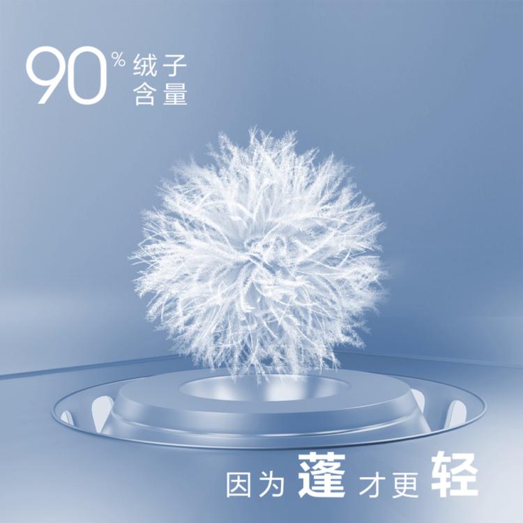 海澜之家 【防钻绒防风】冬季蓬松白鸭绒连帽面包服男士羽绒服