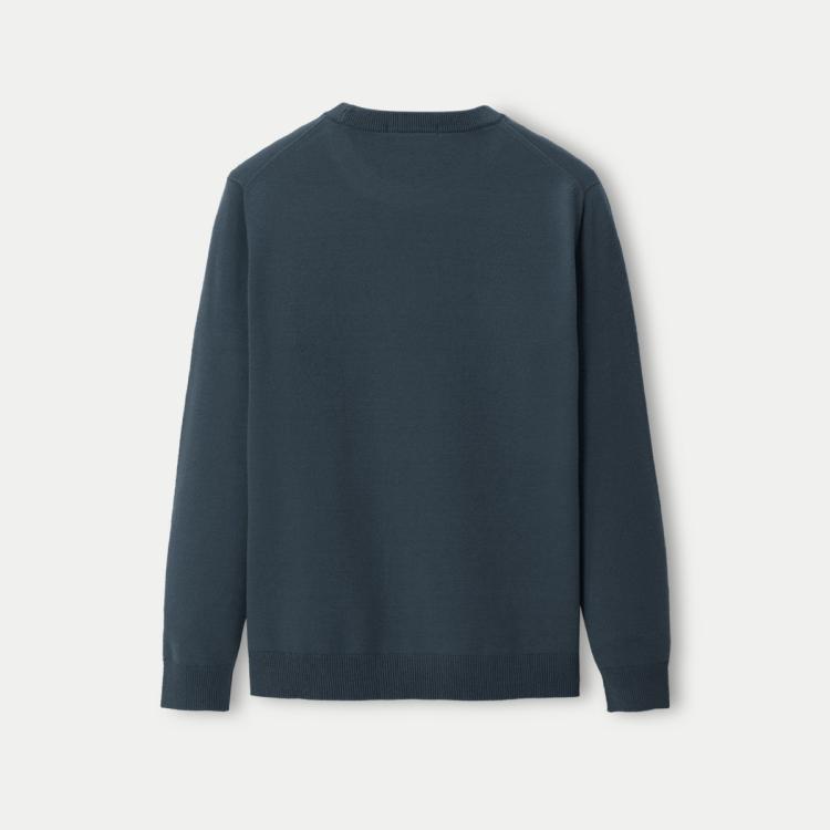 海澜之家 【含羊毛】秋冬热销易打理一体无缝商务打底衫百搭男士针织衫毛衣