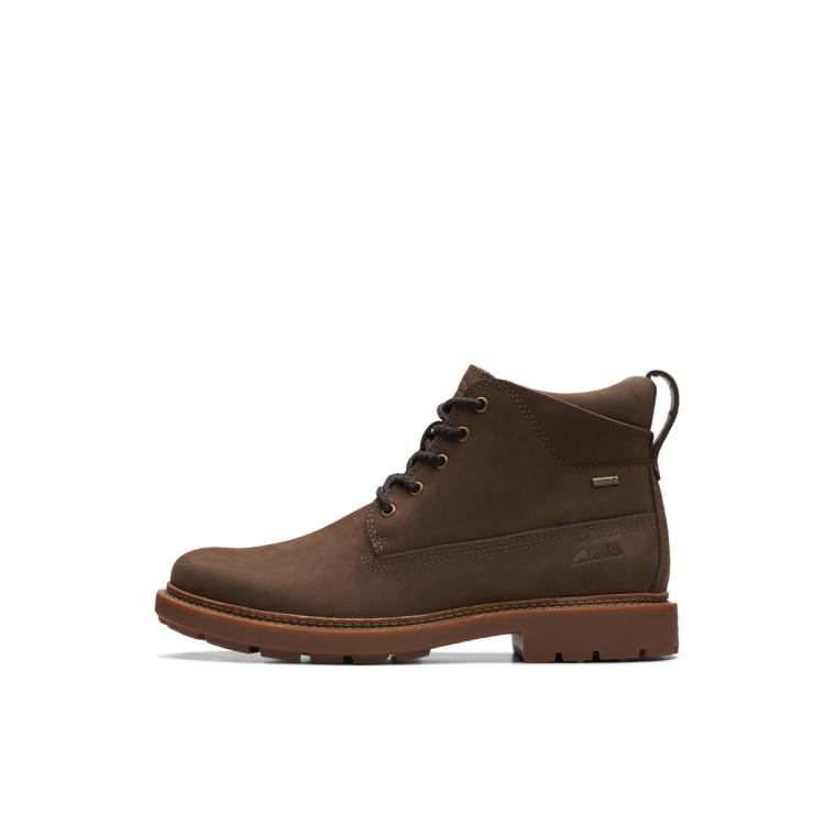 Clarks 其乐工艺戴尔系列男鞋时装靴防滑耐磨舒适复古时尚靴 In Brown