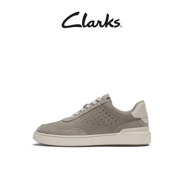 Clarks 【专柜同款】其乐型格系列男款小白鞋街头潮流运动滑板鞋 In Brown