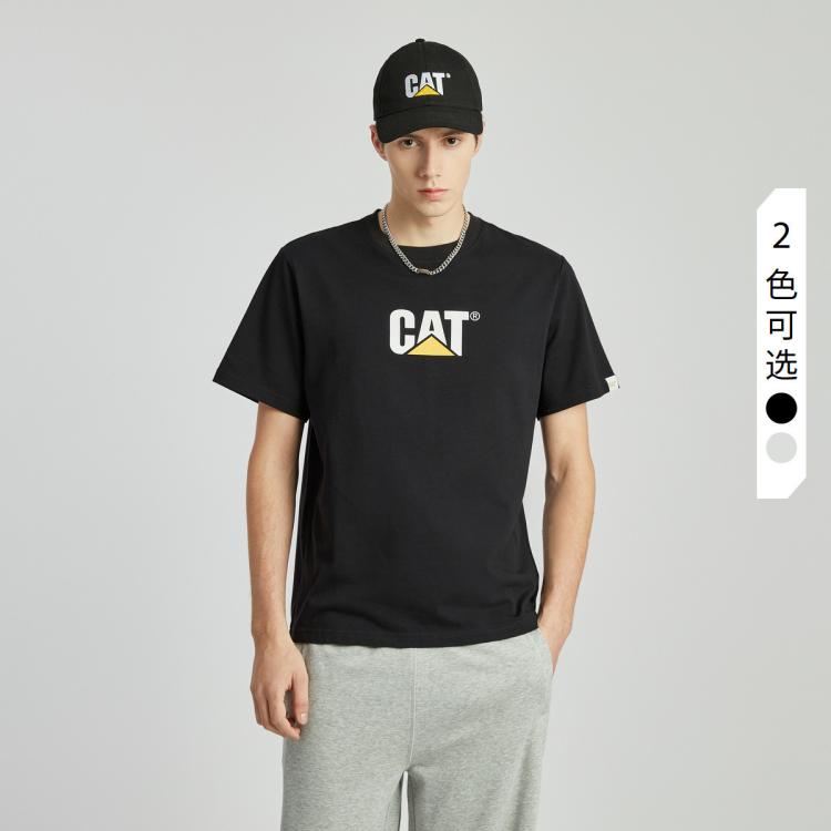 Cat 24春新品男士经典logo印花设计短袖t恤 In Multi