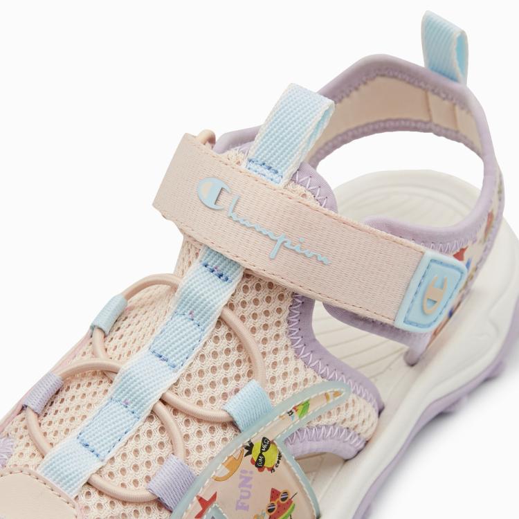 Champion 【冠军品牌】儿童卡通满印凉鞋运动潮牌时尚可爱户外舒适透气百搭
