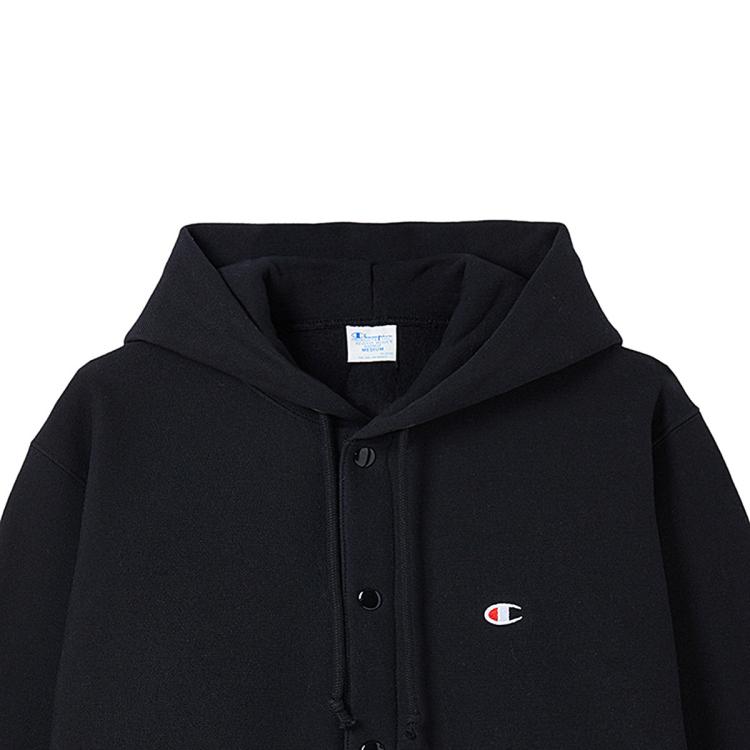 CHAMPION Champion 【品牌直营】秋冬男士小Clogo开衫连帽卫衣休闲外套抓绒保暖