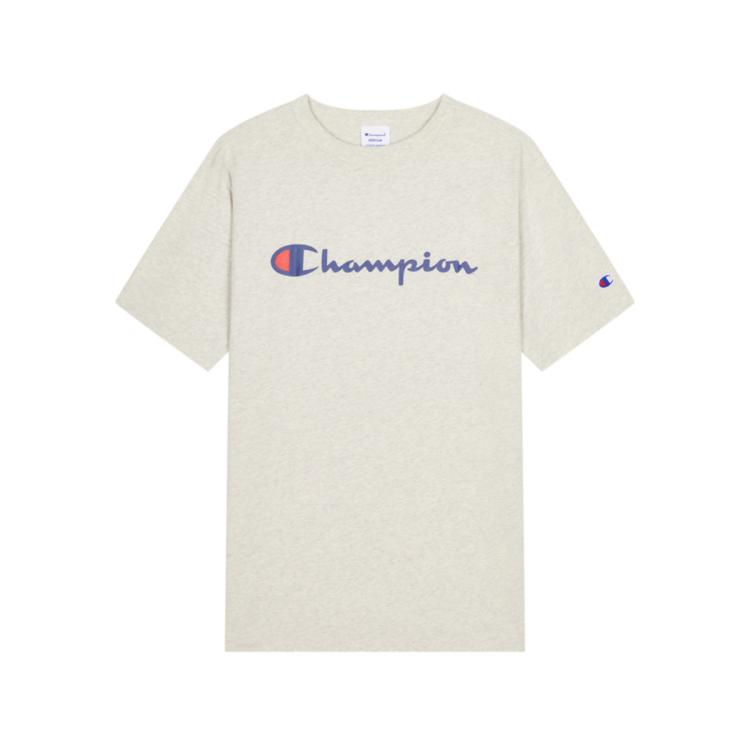 Champion 【品牌直营】草写logo短袖t恤 In White