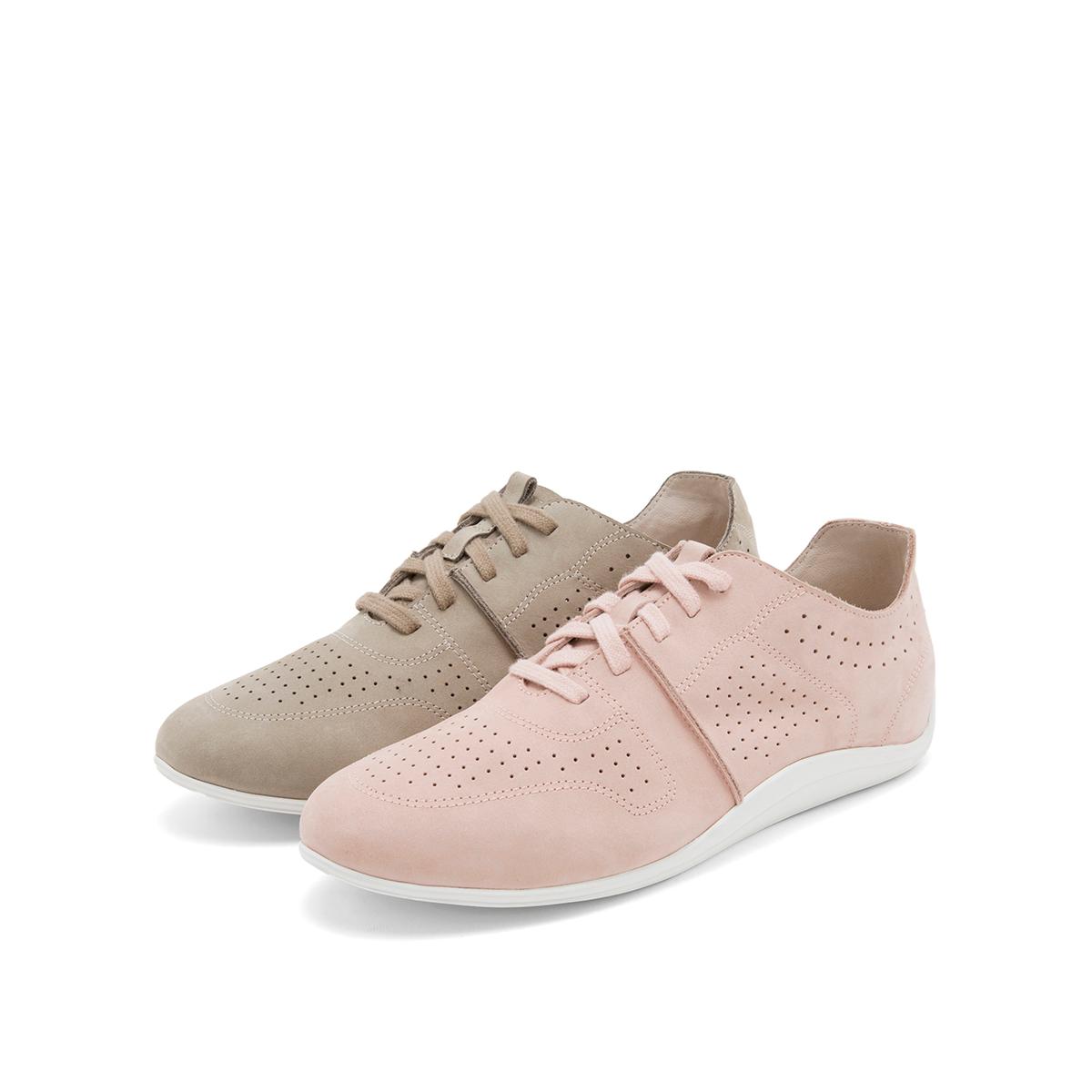 暇步士2019新款牛皮革简约平底鞋舒适女鞋女休闲鞋