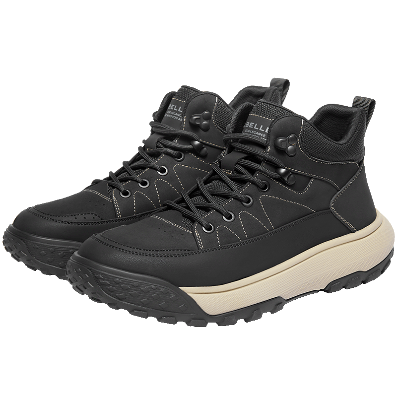 BELLE ������ʿ�߰������˶���Ь��25�����¿������߶�ѥ���� 199Ԫ