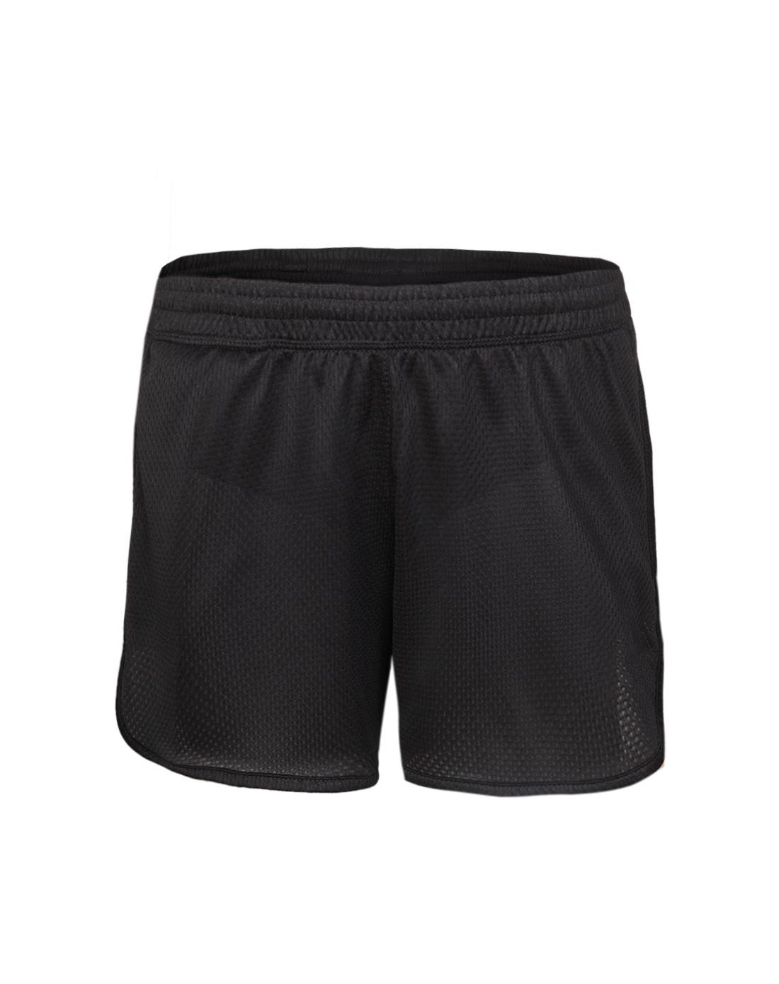 3stripe knit sh 女子黑色短裤