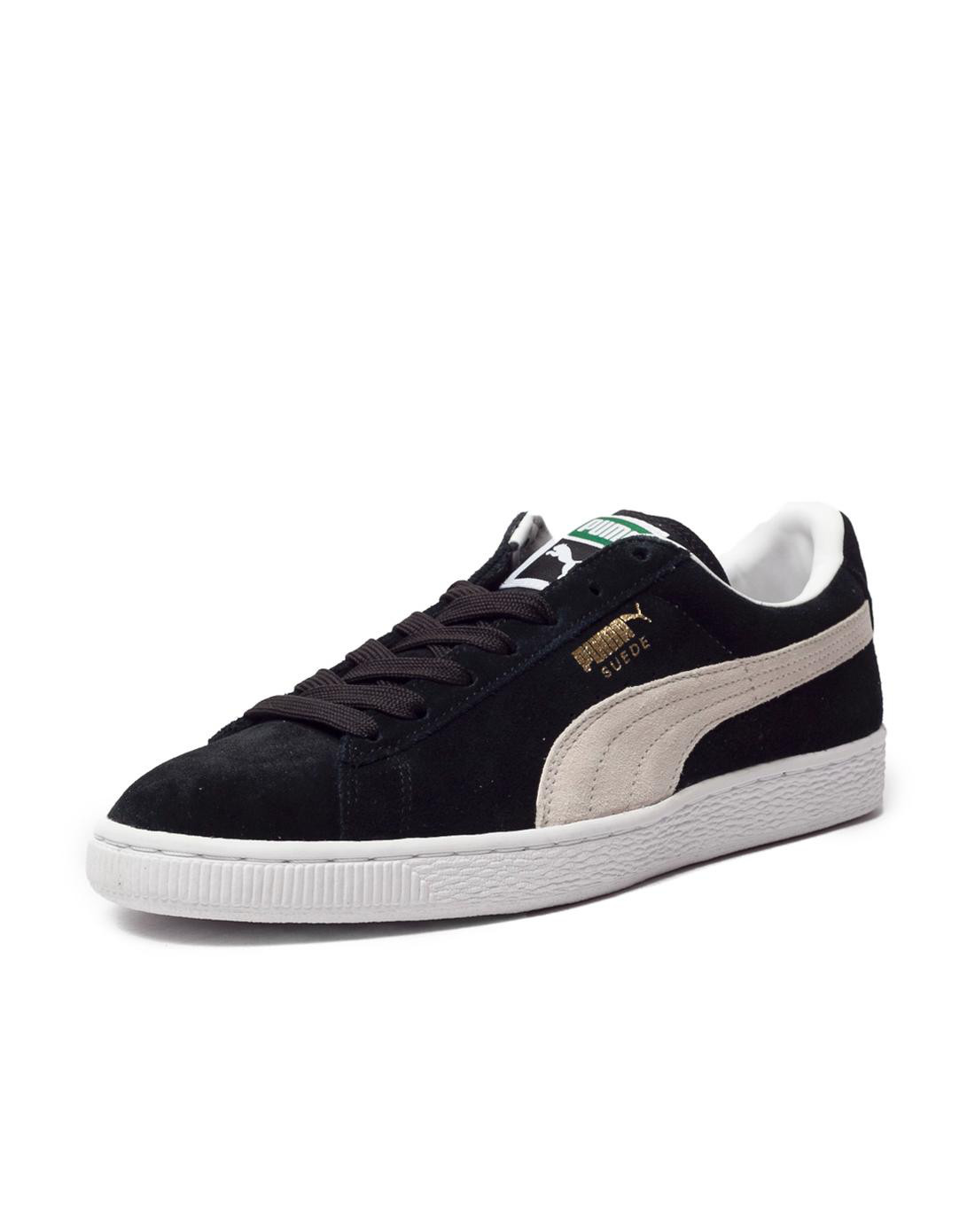 彪马puma suede classic  中性黑色休闲鞋