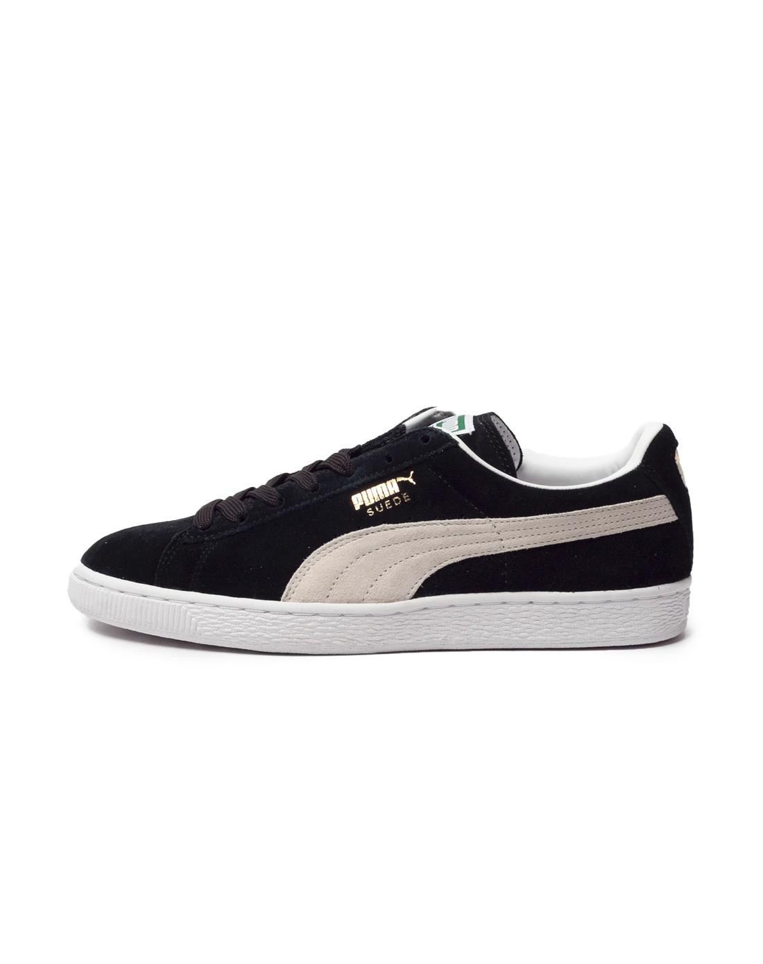 彪马puma suede classic  中性黑色休闲鞋
