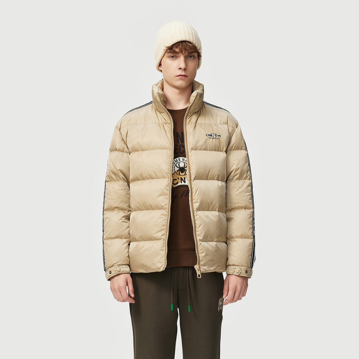 C'N'C Ѽ��������ʽ���޷� ����֯��ƴ�� ��ů���� �������аٴ� 1018Ԫ