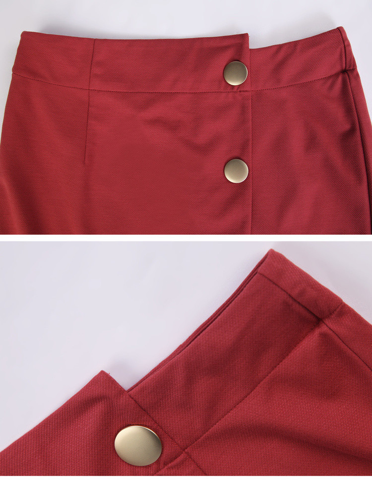 2020年春夏新款半截裙纯色修身半身裙子女