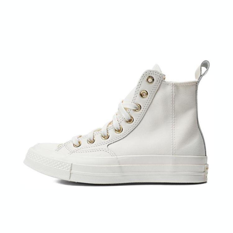 Converse Chuck 70 Hi 男女同款高帮系带硫化鞋板鞋 In White