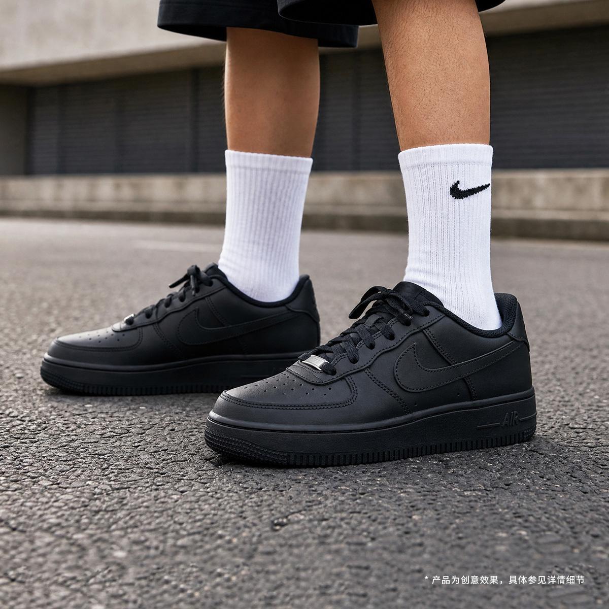 Nike 【空军一号】AIR FORCE 1 LE (GS)舒适耐磨 中大童休闲鞋