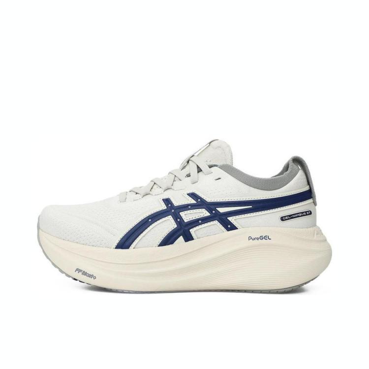 Asics (wmns) Gel-nimbus 27 Atc 'birch Indigo Blue' In White