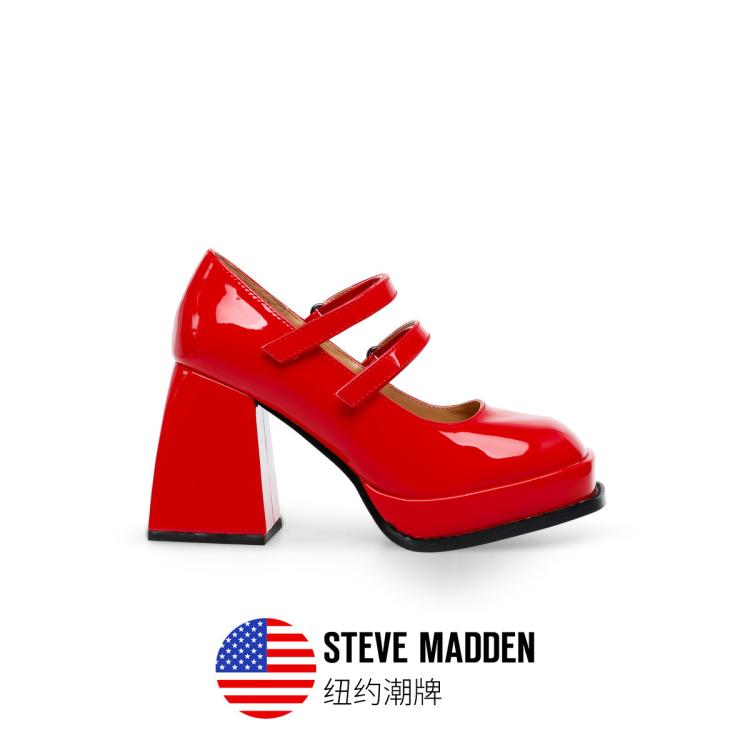 Steve Madden 思美登2023春夏新款女单鞋 Modish In Red
