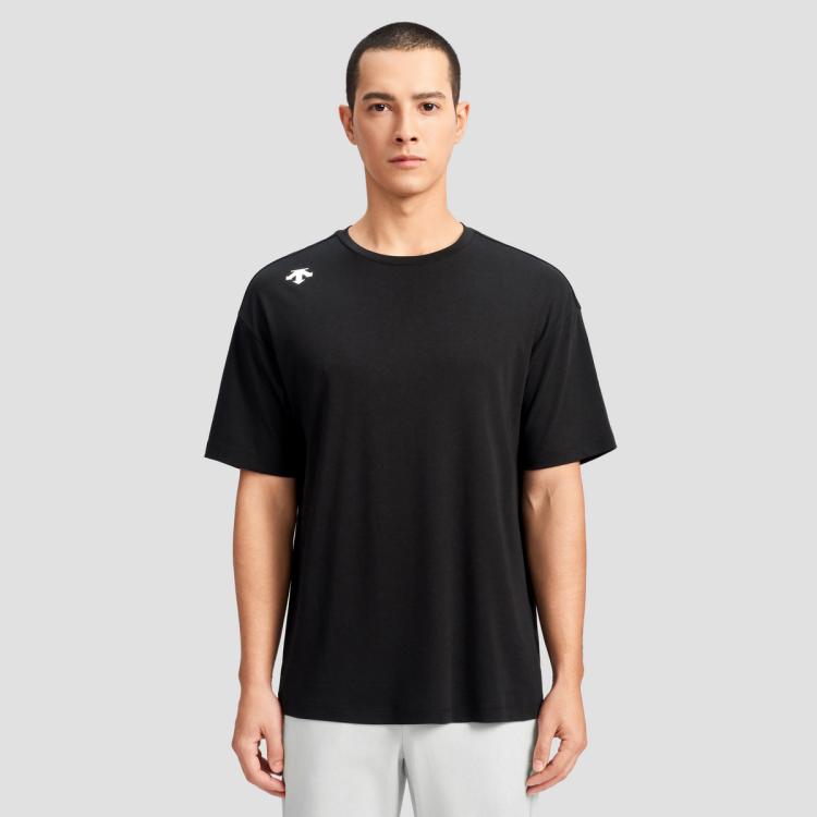 DESCENTE DESCENTE 迪桑特综训训练系列运动健身男女同款短袖针织衫秋季新品