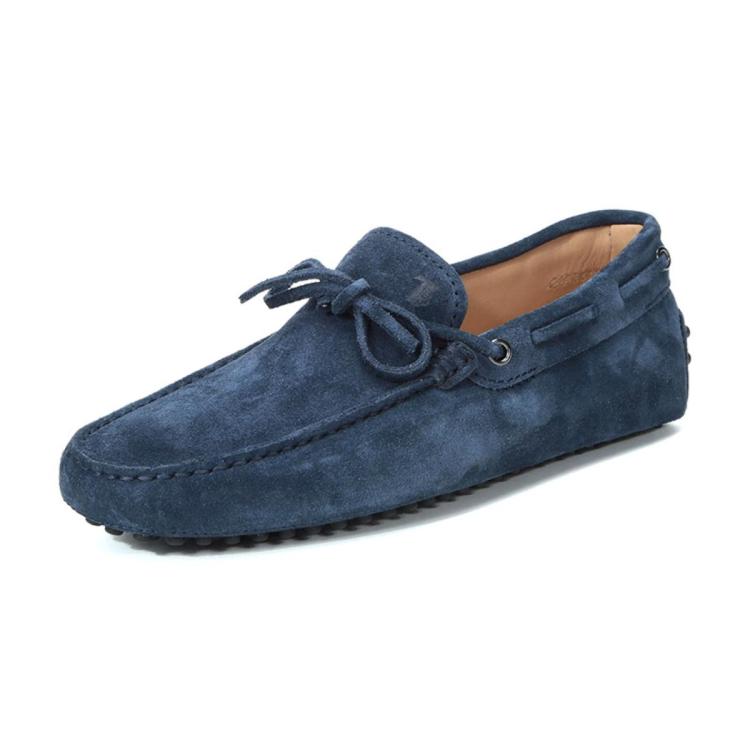 Tod's 男士休闲皮鞋平底鞋豆豆鞋 Xxm0gw05470re0 In Blue