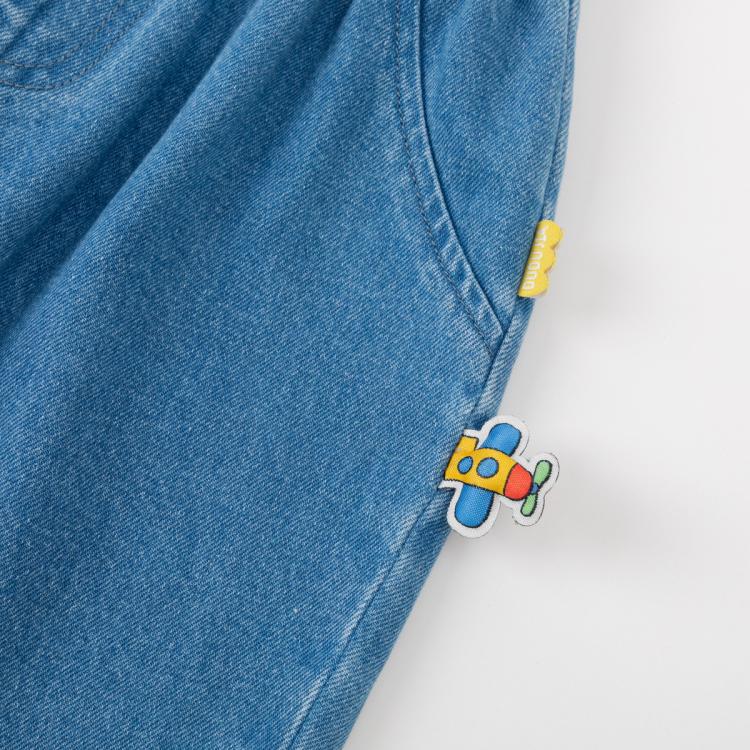 嘟嘟家 【洋气百搭】宝宝牛仔裤春秋男童裤子春季卡通女童休闲裤宝宝童装