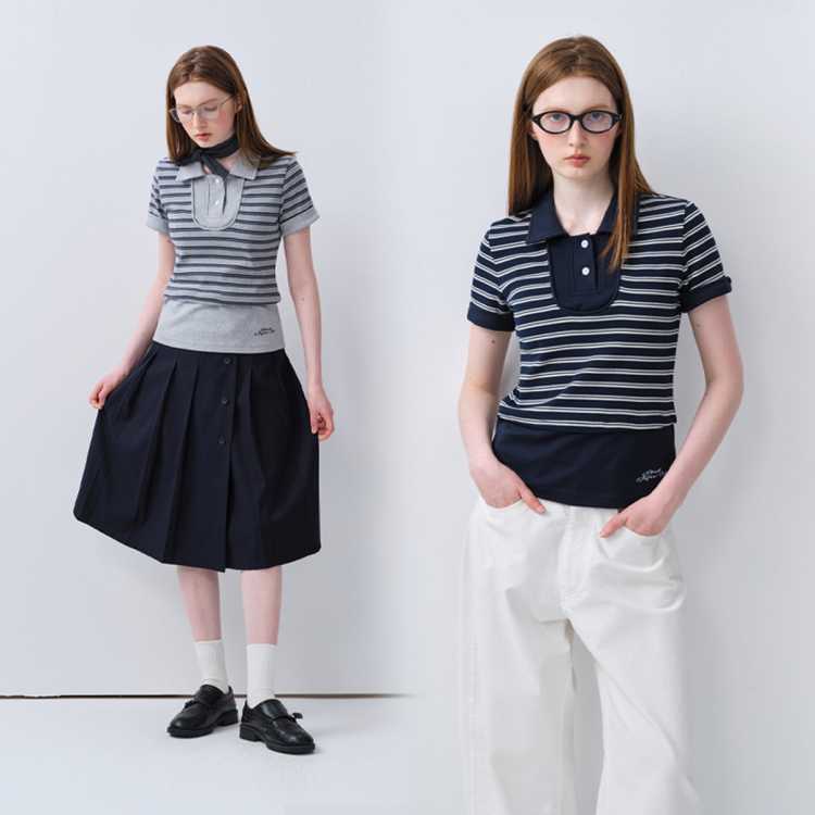 PSO BRAND ŮװѧԺ��ƴ������Ůʿ����POLO��������T������װ 69Ԫ