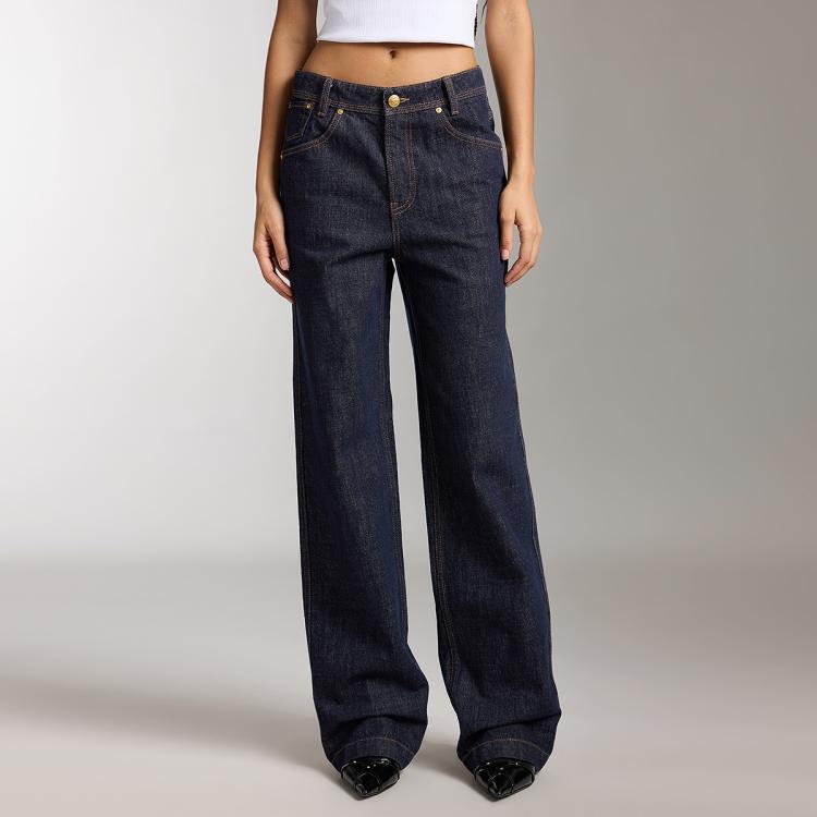 MISS SIXTY Miss Sixty 2024秋款牛仔裤女复古水洗显瘦直筒裤设计感