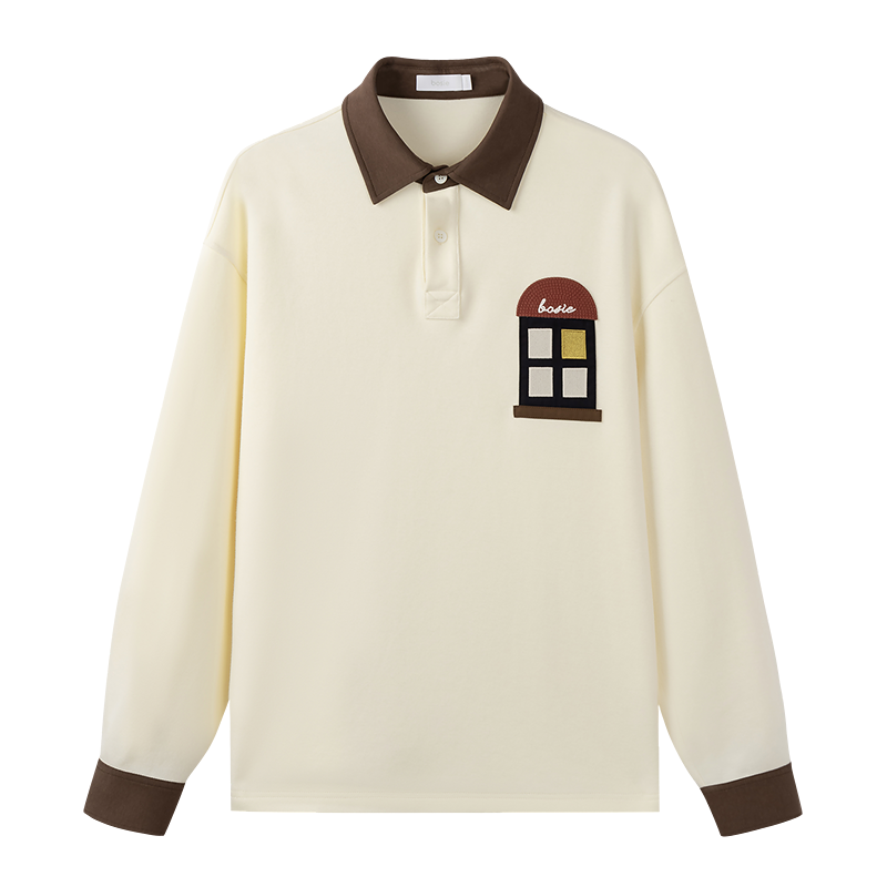 BOSIE AGENDER ��ϲ2025���＾�¿�ƴ��ײɫ�쳤��polo���������������׳� 203.15Ԫ