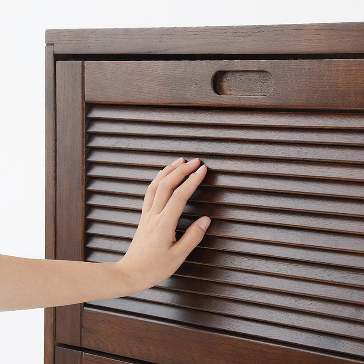 实木透气鞋柜翻门鞋柜鞋架玄关柜子 简约现代玄关隔断柜超薄大容量