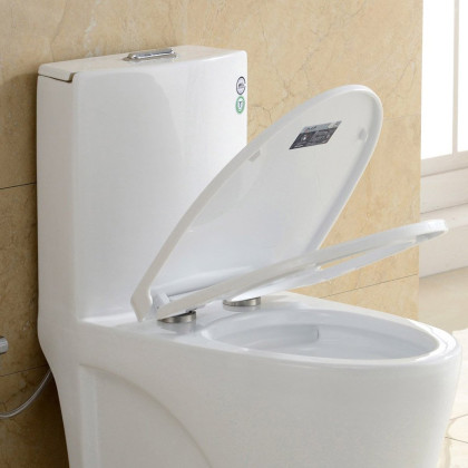 马桶家用坐便器陶瓷抽水虹吸式坐厕小户型成人卫生间座便