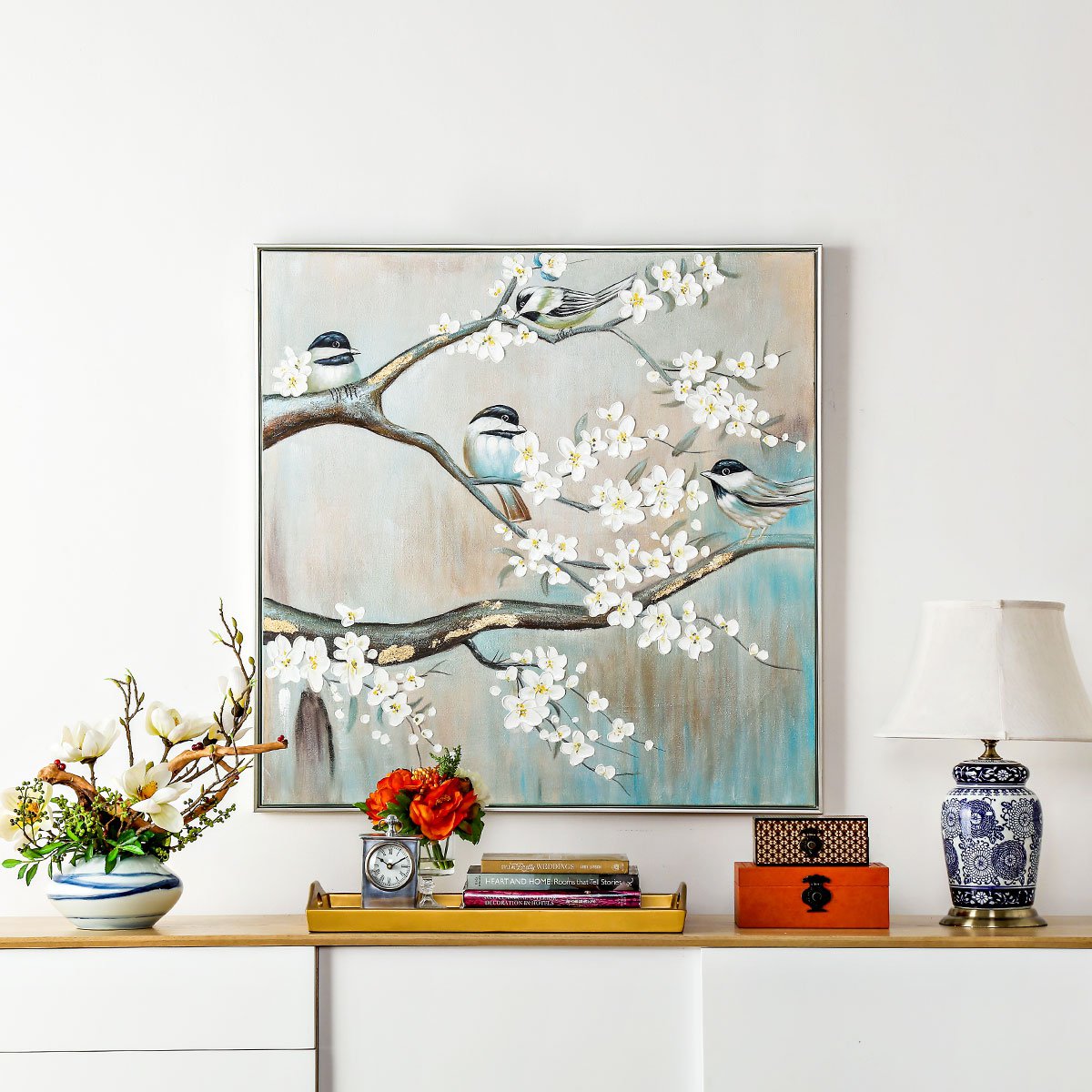 家居墙面装饰 手绘有框油画装饰画